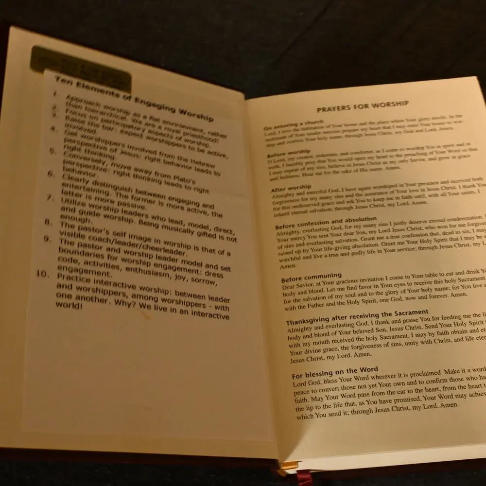 Lot of 3 Lutheran Books Small Catechism Service Worship Liturgical